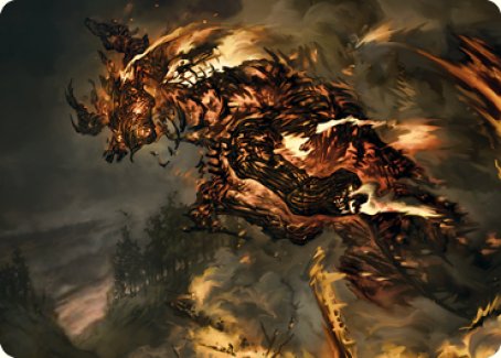 Pyre Spawn Art Card [Innistrad: Crimson Vow Art Series] | Good Games Adelaide SA