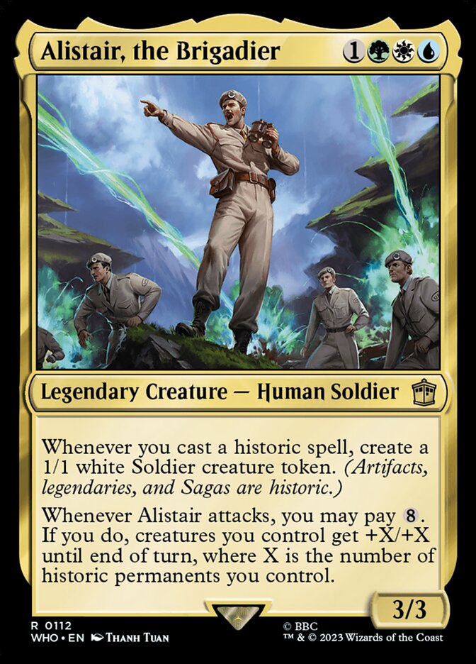 Alistair, the Brigadier 112 (Universes Beyond: Doctor Who)  | Good Games Adelaide SA