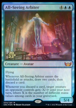 All-Seeing Arbiter [Streets of New Capenna Prerelease Promos] | Good Games Adelaide SA