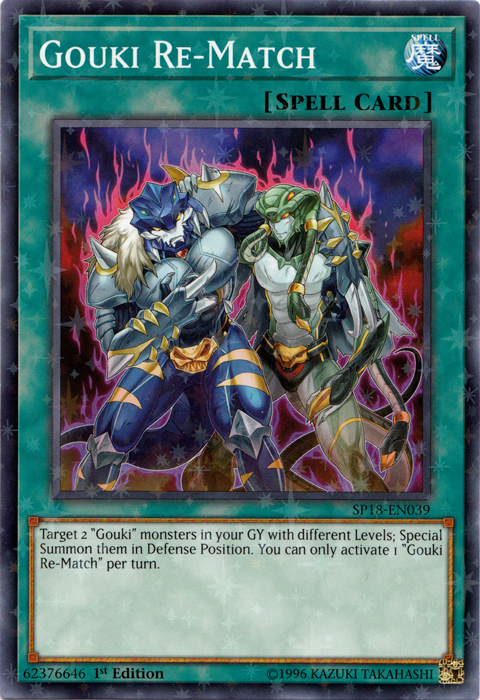 Gouki Re-Match [SP18-EN039] Starfoil Rare | Good Games Adelaide SA