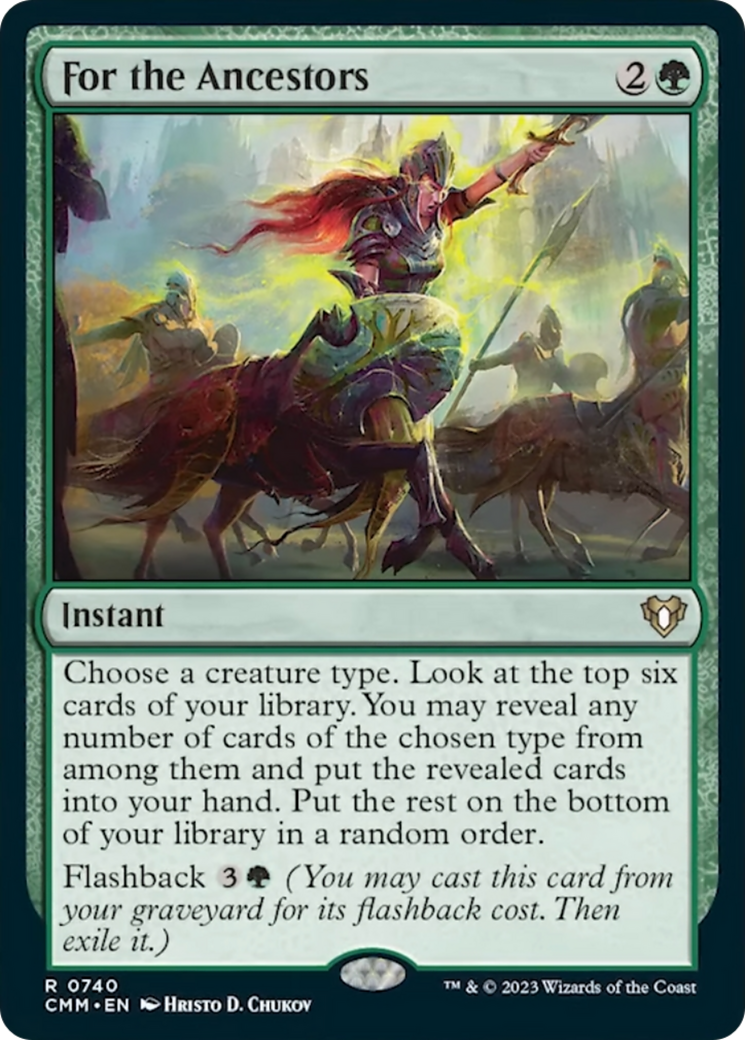 For the Ancestors [Commander Masters] | Good Games Adelaide SA