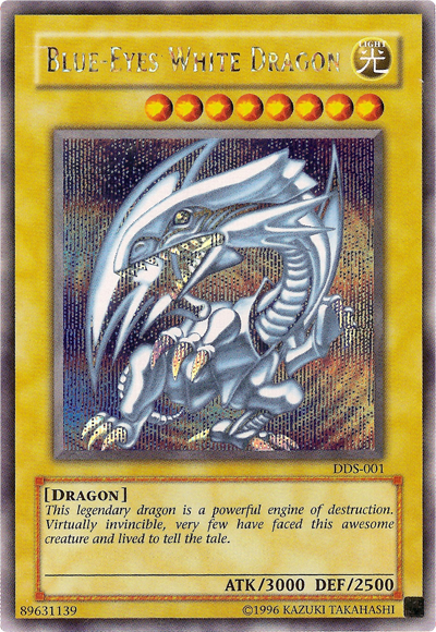 Blue-Eyes White Dragon (Dark Duel Stories) [DDS-001] Secret Rare | Good Games Adelaide SA