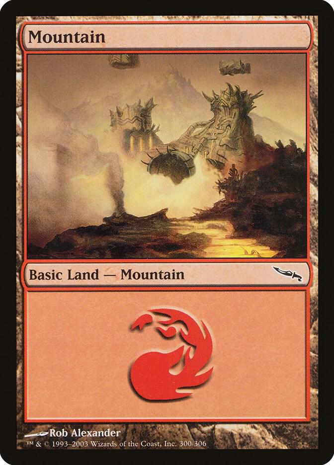 Mountain 300 (Mirrodin)  - Foil | Good Games Adelaide SA