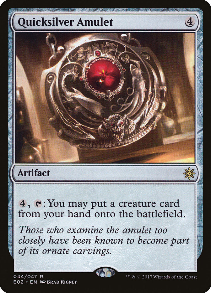 Quicksilver Amulet [Explorers of Ixalan] | Good Games Adelaide SA