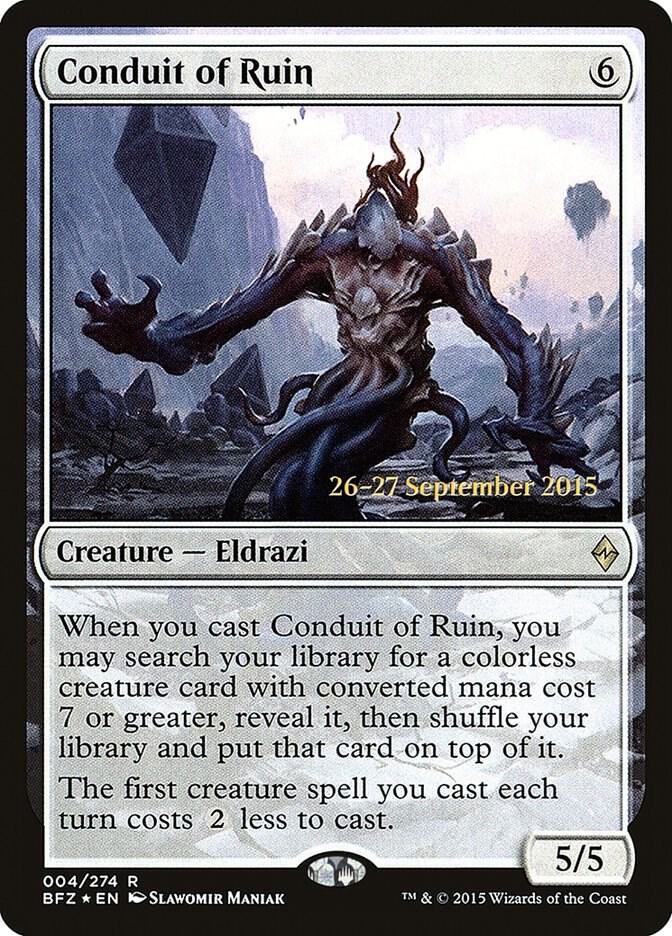 Conduit of Ruin 4 (Prerelease Cards)  - Foil | Good Games Adelaide SA