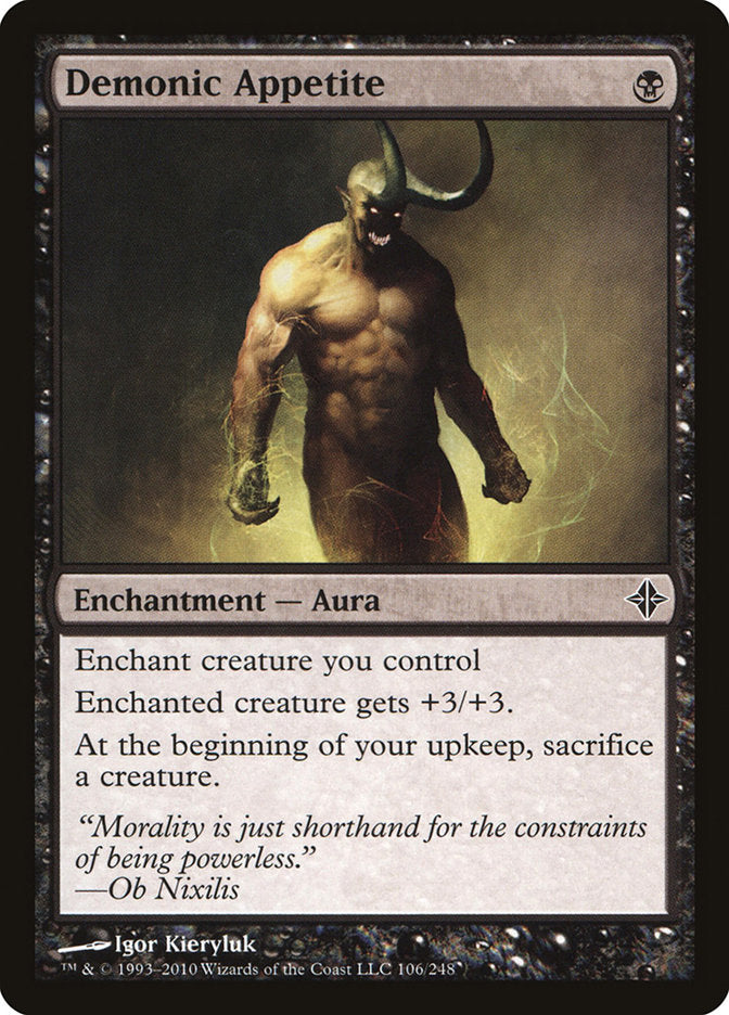 Demonic Appetite [Rise of the Eldrazi] | Good Games Adelaide SA