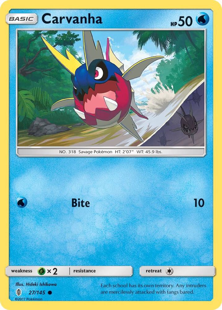 Carvanha 27/145 (SM - Guardians Rising)  | Good Games Adelaide SA
