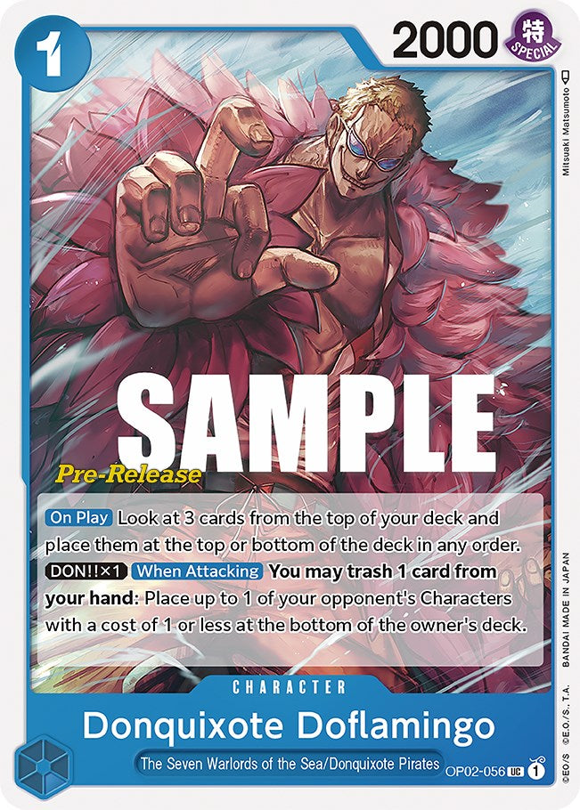 Donquixote Doflamingo [Paramount War Pre-Release Cards] | Good Games Adelaide SA