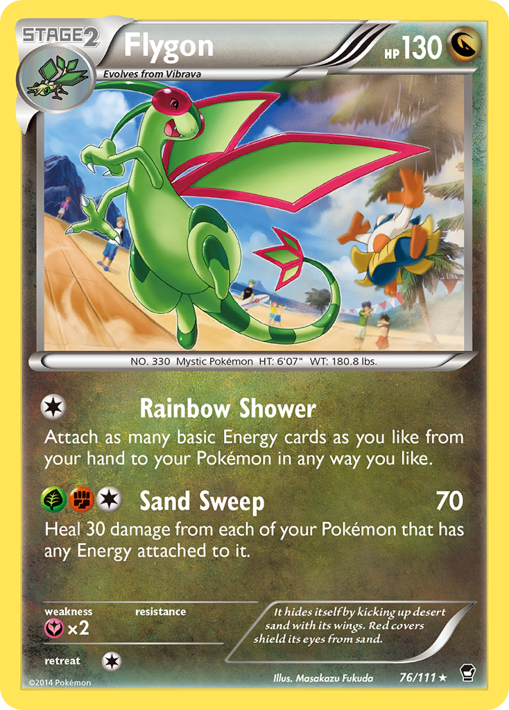 Flygon (76/111) [XY: Furious Fists] | Good Games Adelaide SA
