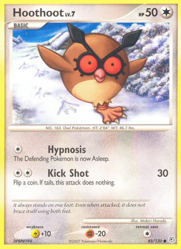 Hoothoot (85/130) [Diamond & Pearl: Base Set] | Good Games Adelaide SA