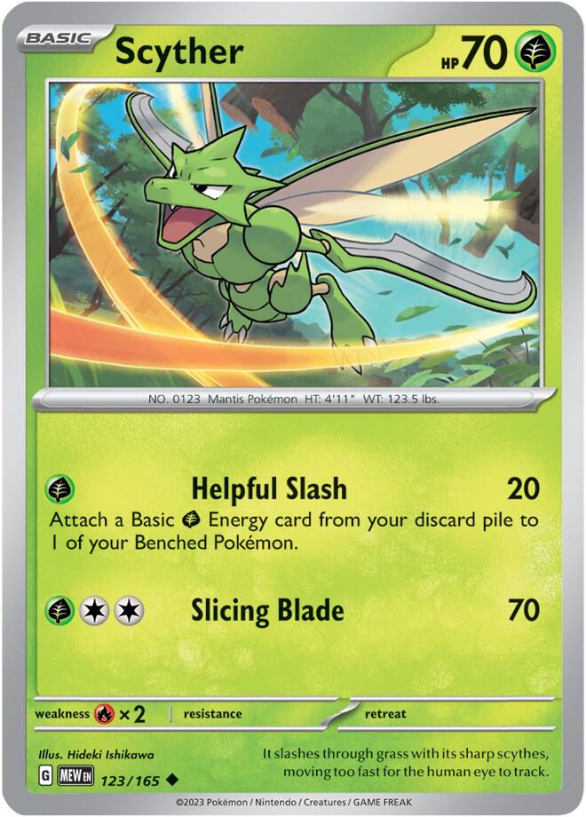 Scyther 123/165 (SV: Scarlet & Violet 151)  | Good Games Adelaide SA