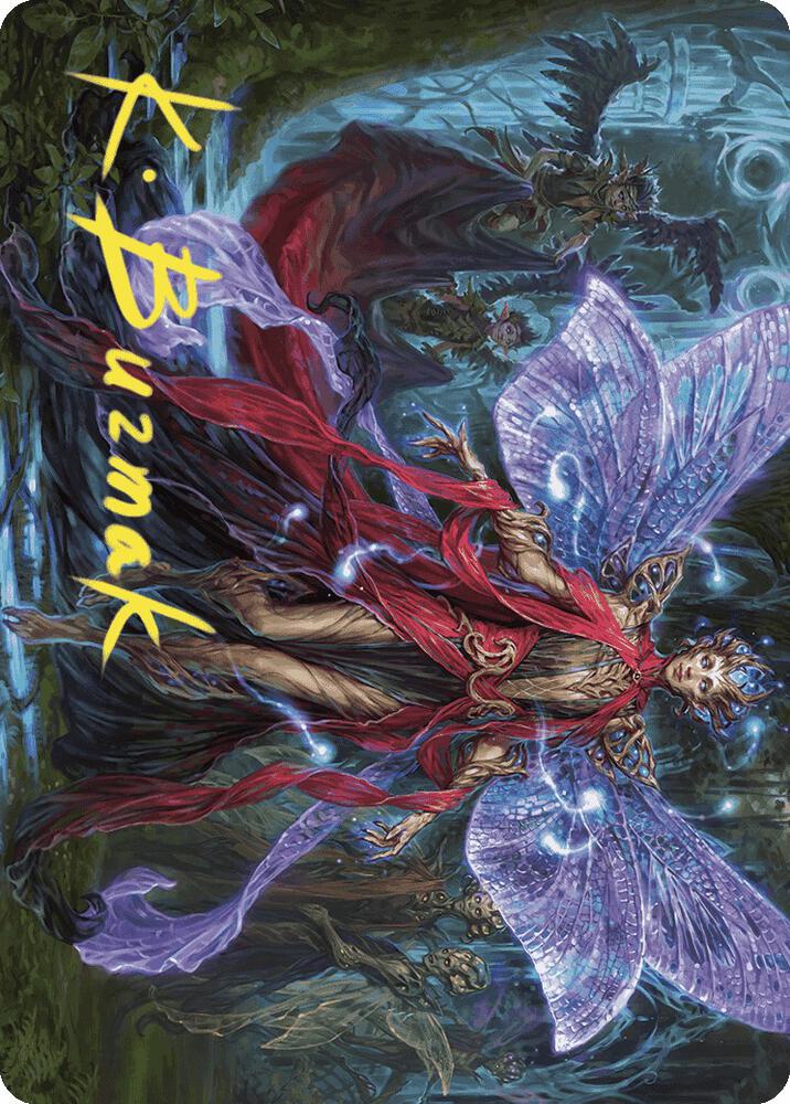Tegwyll Duke of Splendor Art Card Gold Stamped Signature 48 (Art Series: Wilds of Eldraine)  | Good Games Adelaide SA
