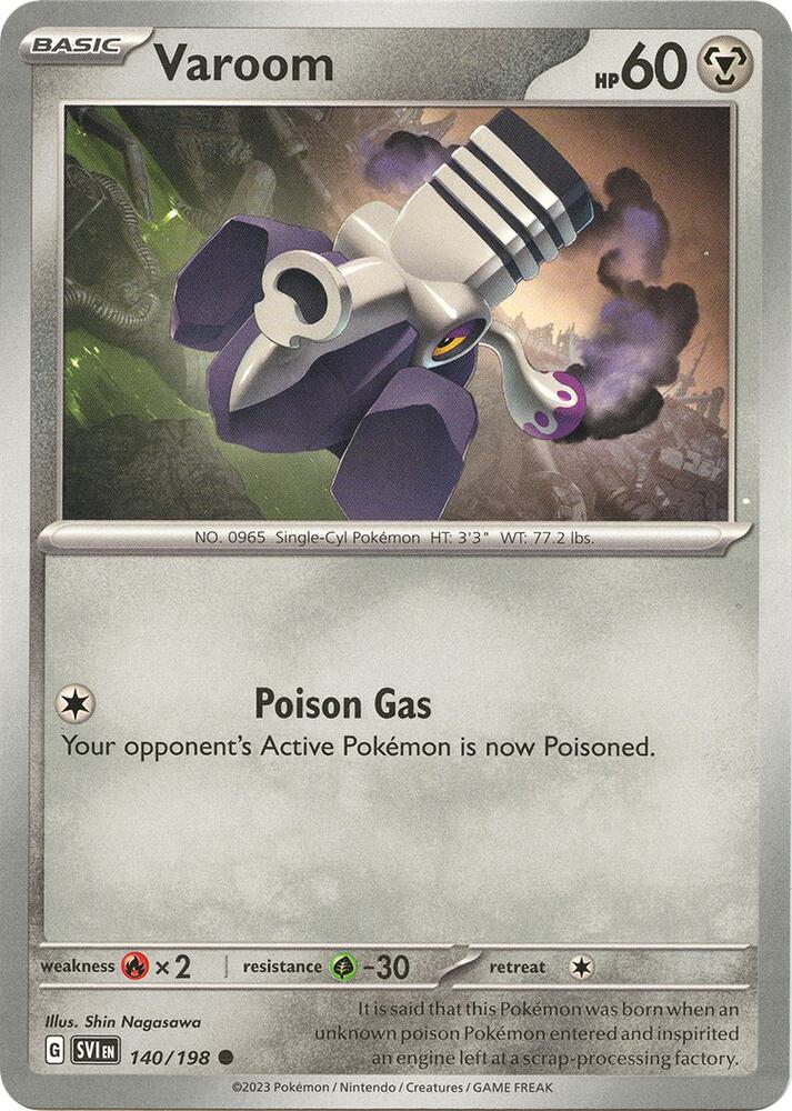 Varoom 140/198 (SV01: Scarlet & Violet Base Set)  | Good Games Adelaide SA