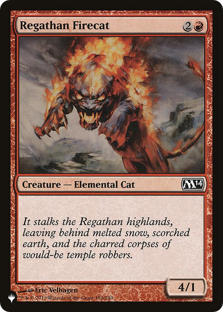 Regathan Firecat 150/249 (The List Reprints)  | Good Games Adelaide SA