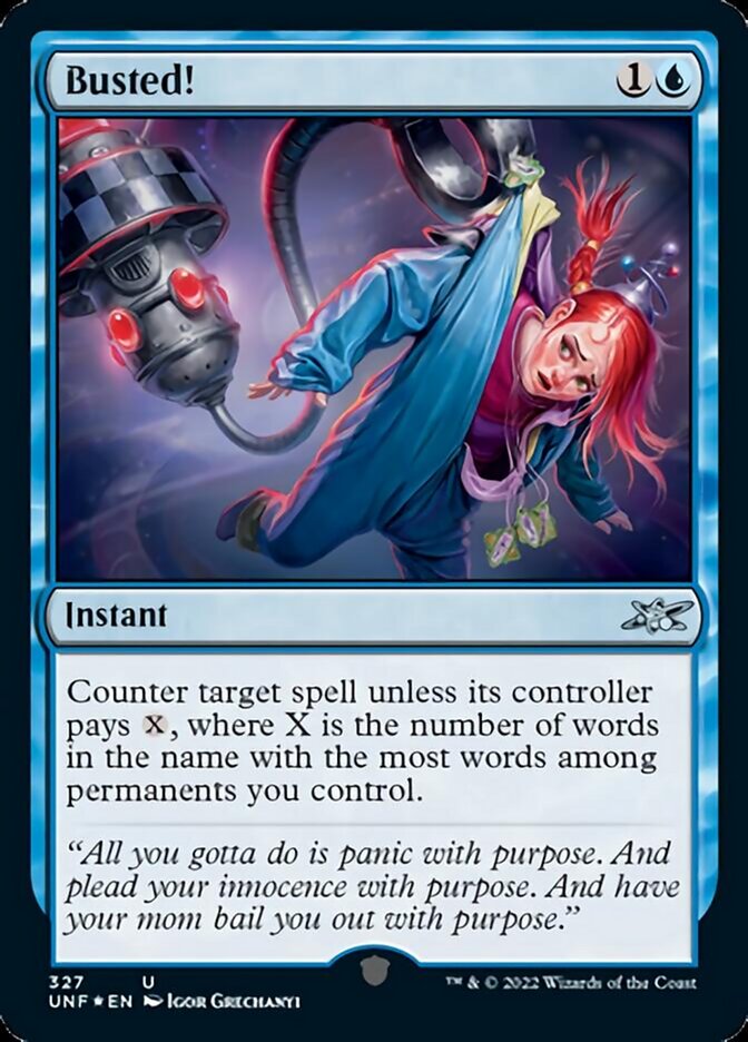 Busted! (Galaxy Foil) [Unfinity] | Good Games Adelaide SA