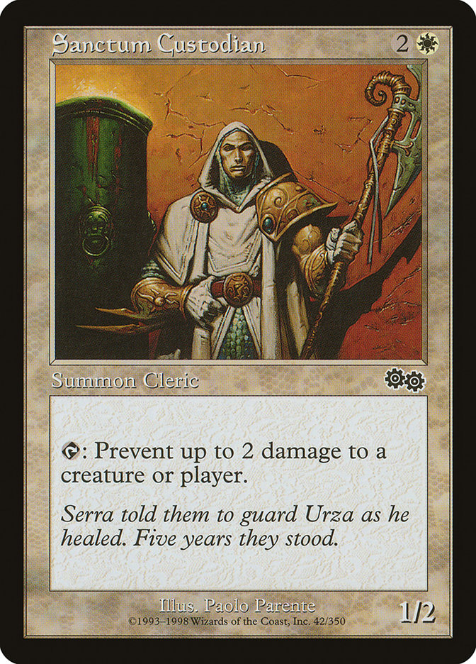 Sanctum Custodian [Urza's Saga] | Good Games Adelaide SA