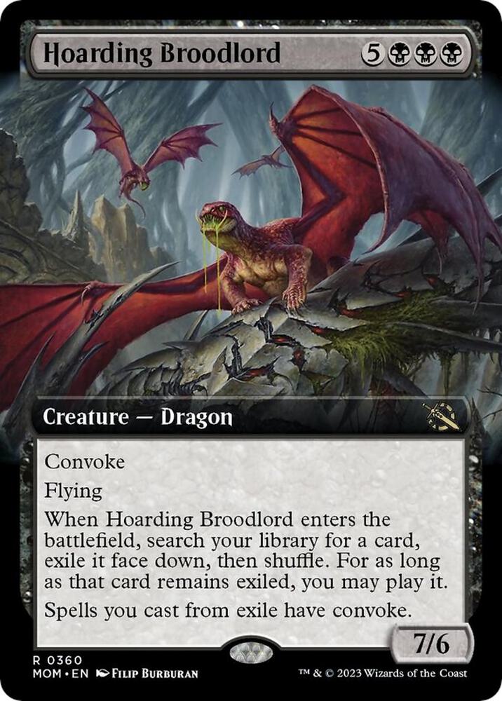 Hoarding Broodlord 360 (March of the Machine)  - Extended Art Foil | Good Games Adelaide SA