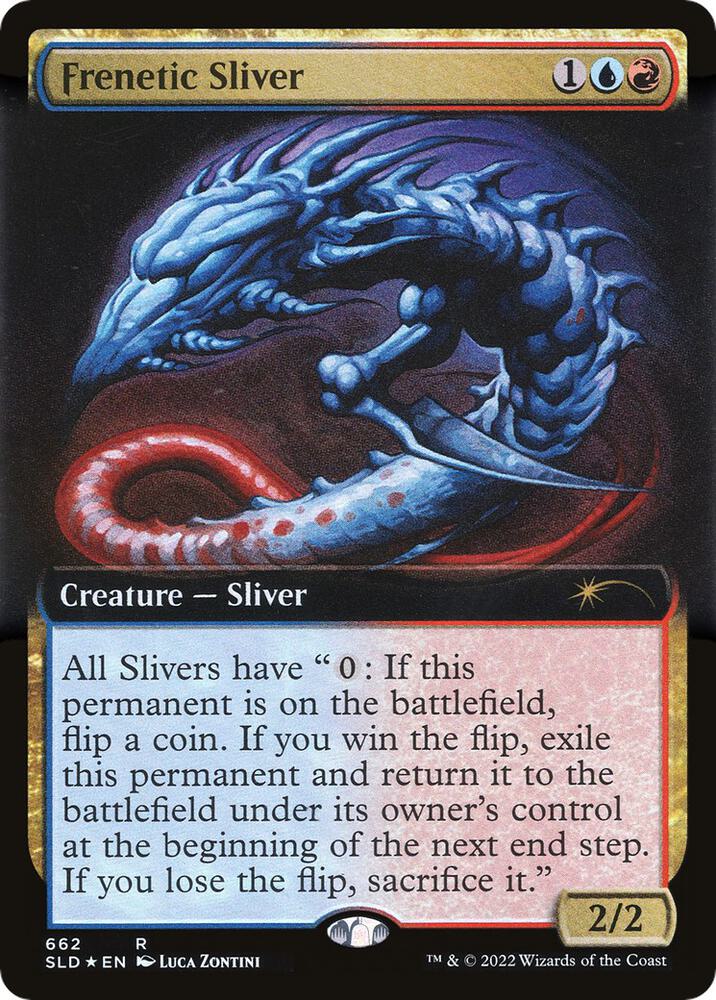 Frenetic Sliver Extended Art 662 (Secret Lair Drop Series)  - Foil | Good Games Adelaide SA
