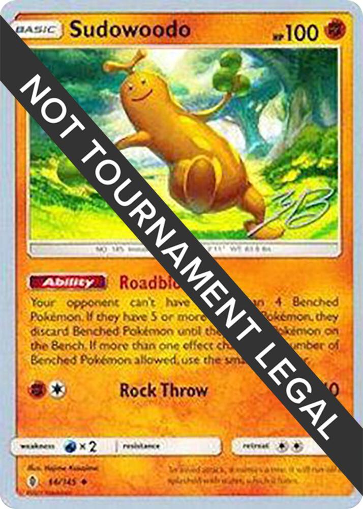 Sudowoodo 2017 Zachary Bokhari 66/145 (World Championship Decks)  | Good Games Adelaide SA