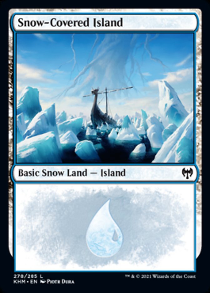 Snow-Covered Island (278) [Kaldheim] | Good Games Adelaide SA