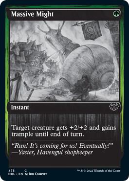 Massive Might 475 (Innistrad: Double Feature)  - Foil | Good Games Adelaide SA