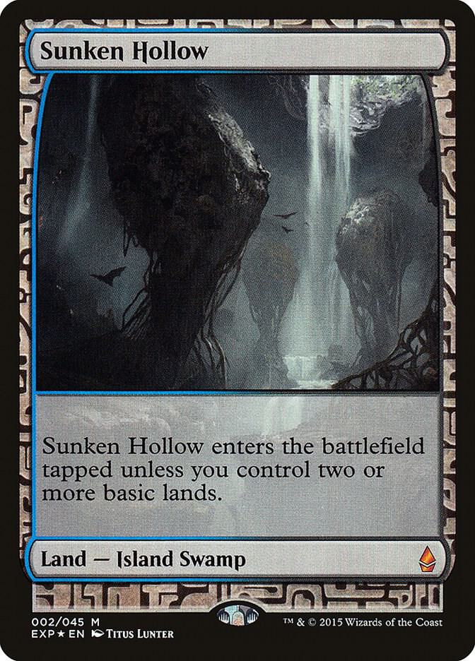 Sunken Hollow 2 (Zendikar Expeditions)  - Foil | Good Games Adelaide SA
