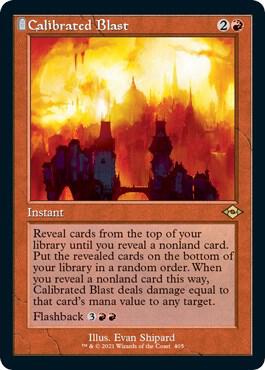 Calibrated Blast Retro Frame Foil Etched 405 (Modern Horizons 2)  - Foil | Good Games Adelaide SA