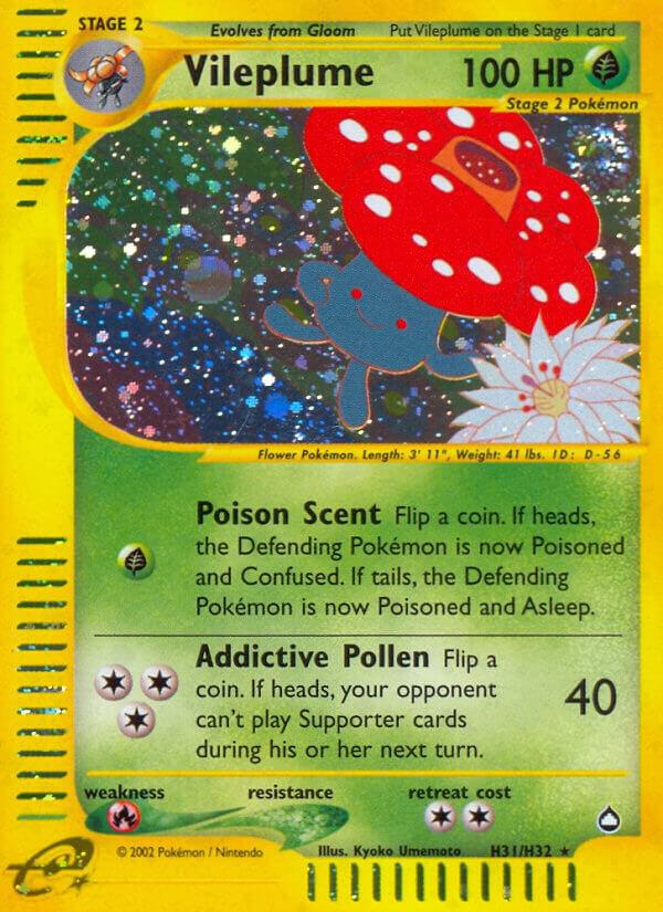 Vileplume H31 H31/H32 (Aquapolis)  - Holofoil | Good Games Adelaide SA