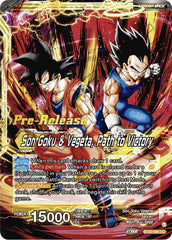 SS Vegito // Son Goku & Vegeta, Path to Victory (BT20-084) [Power Absorbed Prerelease Promos] | Good Games Adelaide SA