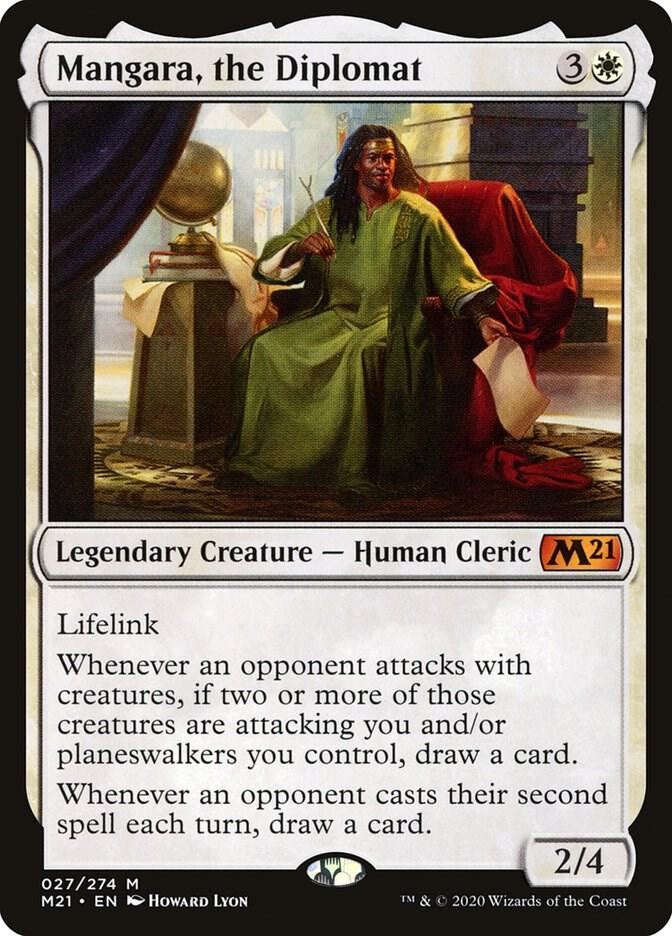 Mangara, the Diplomat 27 (Core Set 2021)  - Foil | Good Games Adelaide SA