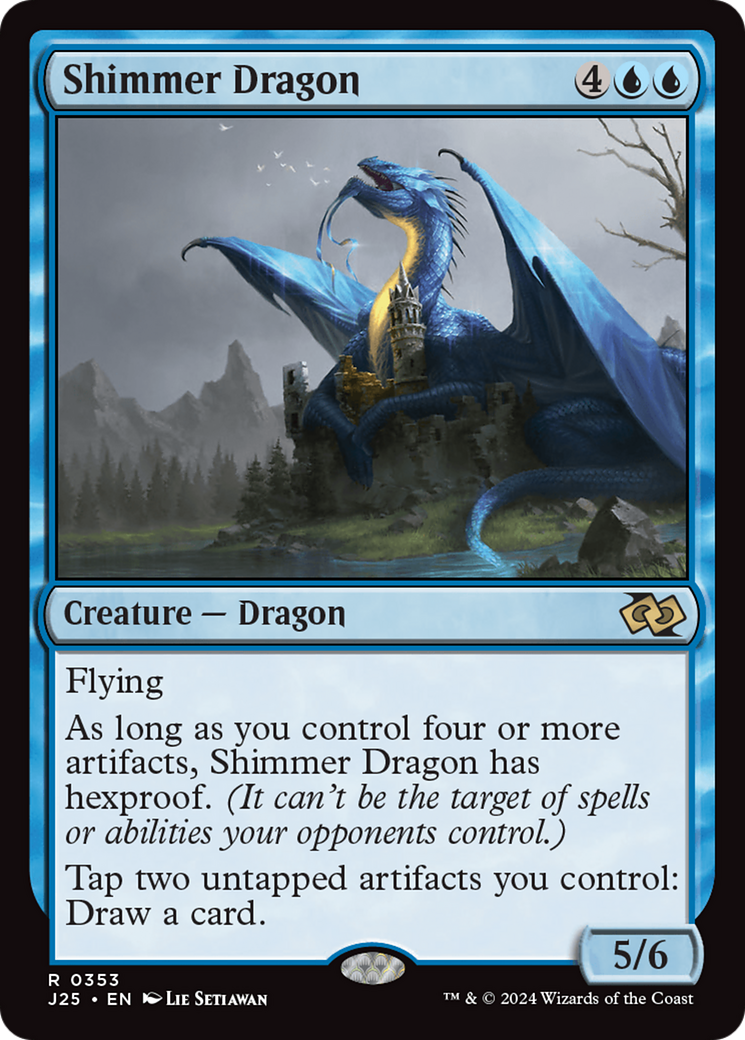 Shimmer Dragon [Foundations Jumpstart] | Good Games Adelaide SA
