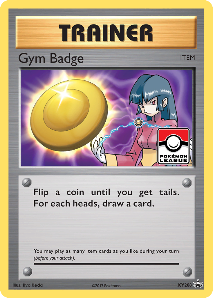 Gym Badge (XY208) (Sabrina) [XY: Black Star Promos] | Good Games Adelaide SA