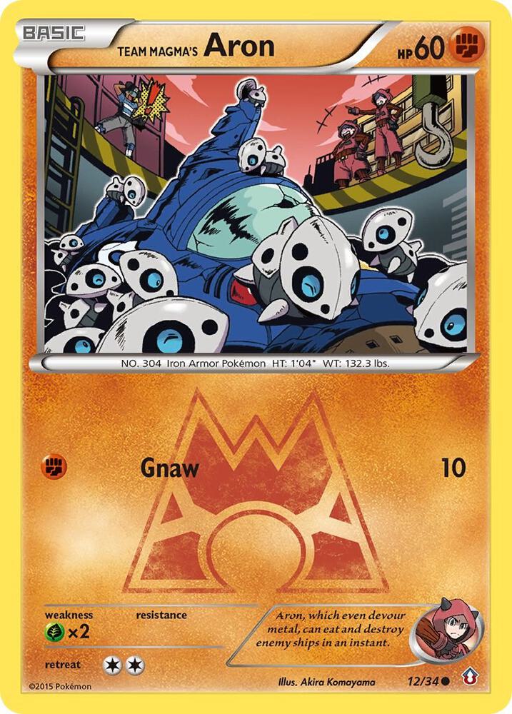 Team Magma's Aron 12/34 (Double Crisis)  | Good Games Adelaide SA