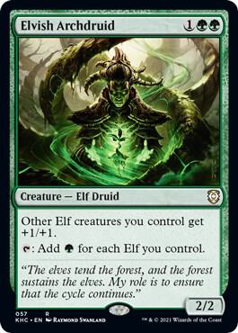Elvish Archdruid 57 (Commander: Kaldheim)  | Good Games Adelaide SA