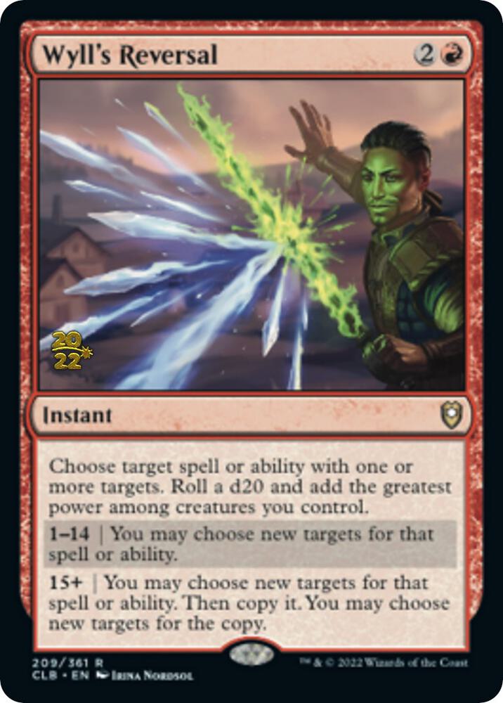 Wylls Reversal 209 (Prerelease Cards)  - Foil | Good Games Adelaide SA