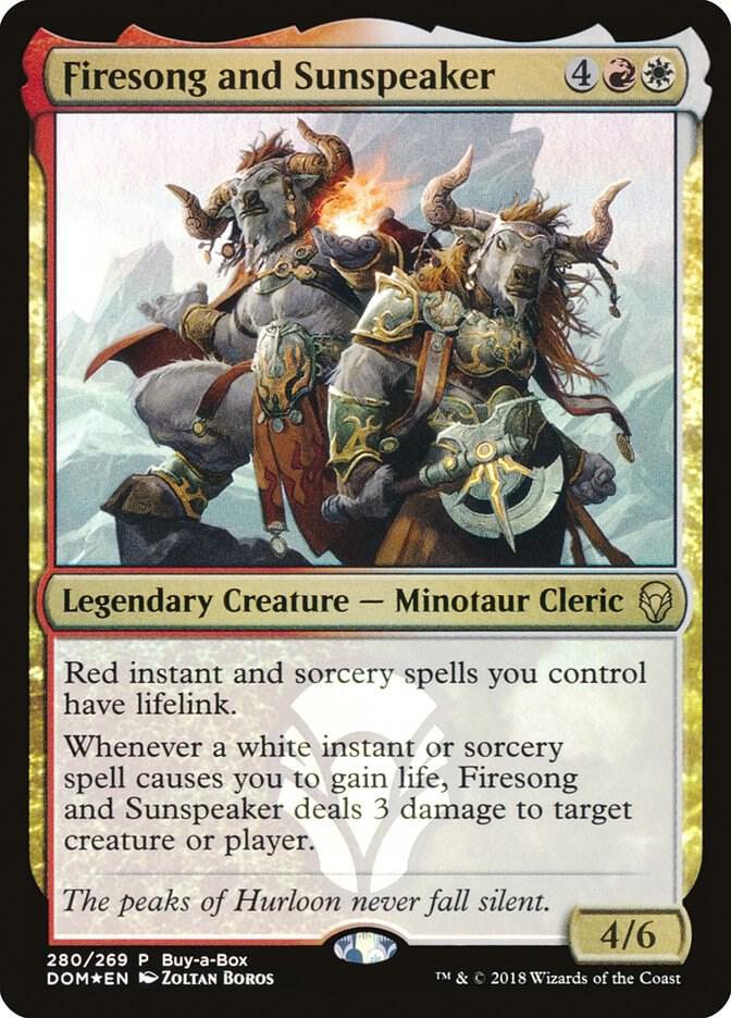 Firesong and Sunspeaker 280 (Buy-A-Box Promos)  - Foil | Good Games Adelaide SA