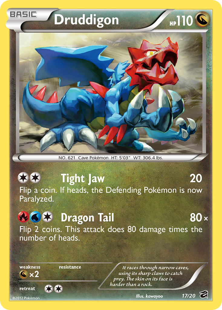 Druddigon (17/20) [Black & White: Dragon Vault] | Good Games Adelaide SA