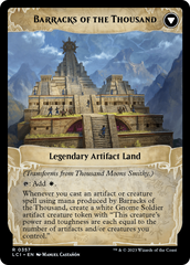 Thousand Moons Smithy // Barracks of the Thousand [The Lost Caverns of Ixalan Prerelease Cards] | Good Games Adelaide SA