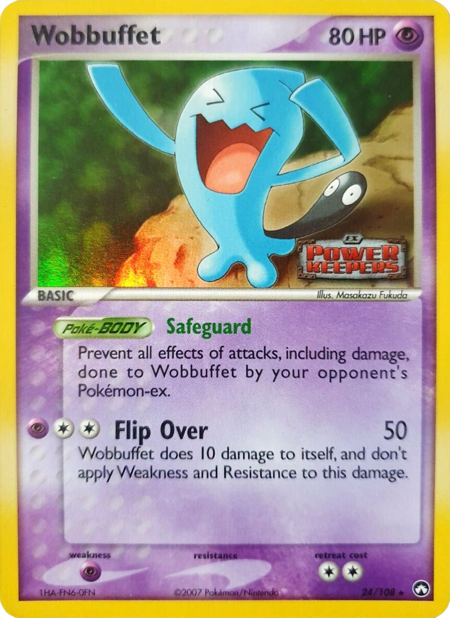 Wobbuffet (24/108) (Stamped) [EX: Power Keepers] | Good Games Adelaide SA