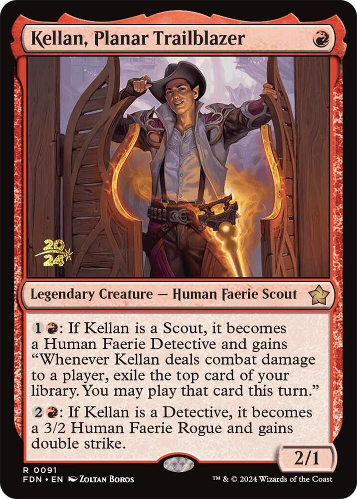 Kellan Planar Trailblazer 91 (Prerelease Cards)  - Foil | Good Games Adelaide SA