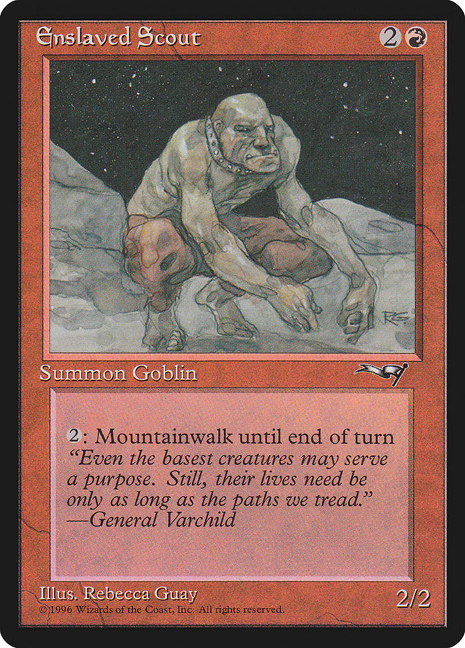 Enslaved Scout (Crouching) [Alliances] | Good Games Adelaide SA