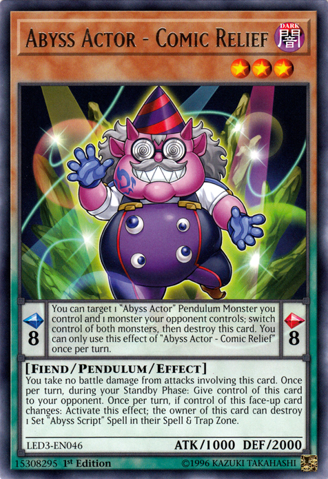 Abyss Actor - Comic Relief [LED3-EN046] Rare | Good Games Adelaide SA