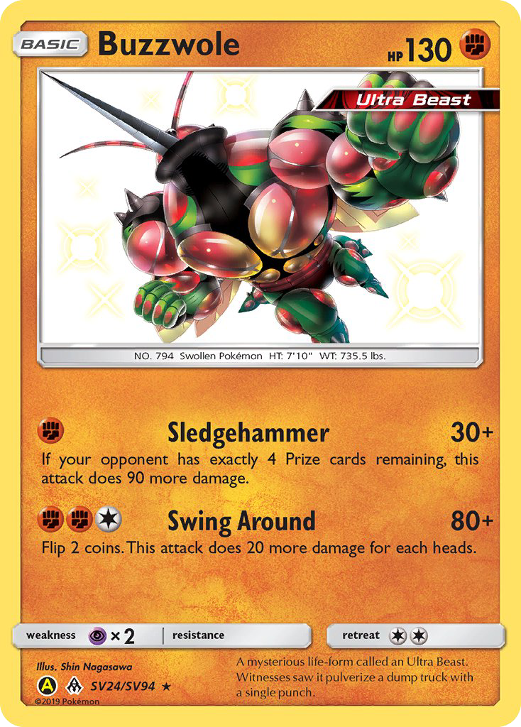 Buzzwole (SV24/SV94) [Sun & Moon: Hidden Fates - Shiny Vault] | Good Games Adelaide SA