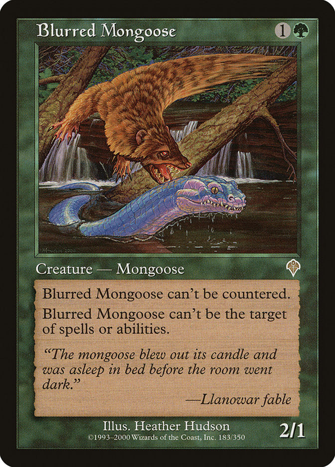 Blurred Mongoose 183 (Invasion)  - Foil | Good Games Adelaide SA