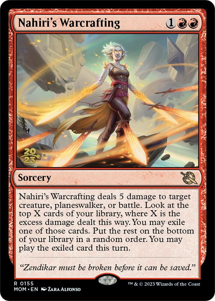 Nahiris Warcrafting 155 (Prerelease Cards)  - Foil | Good Games Adelaide SA