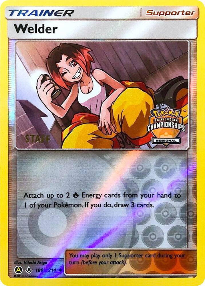 Welder 189a 214 Regional Championships Staff 189a/214 (League & Championship Cards)  - Reverse Holofoil | Good Games Adelaide SA