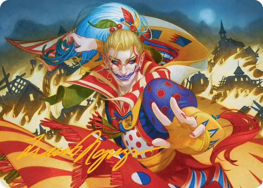 Ruinous Ultimatum Art Card Gold Stamped Signature 33 (Art Series: FINAL FANTASY)  | Good Games Adelaide SA
