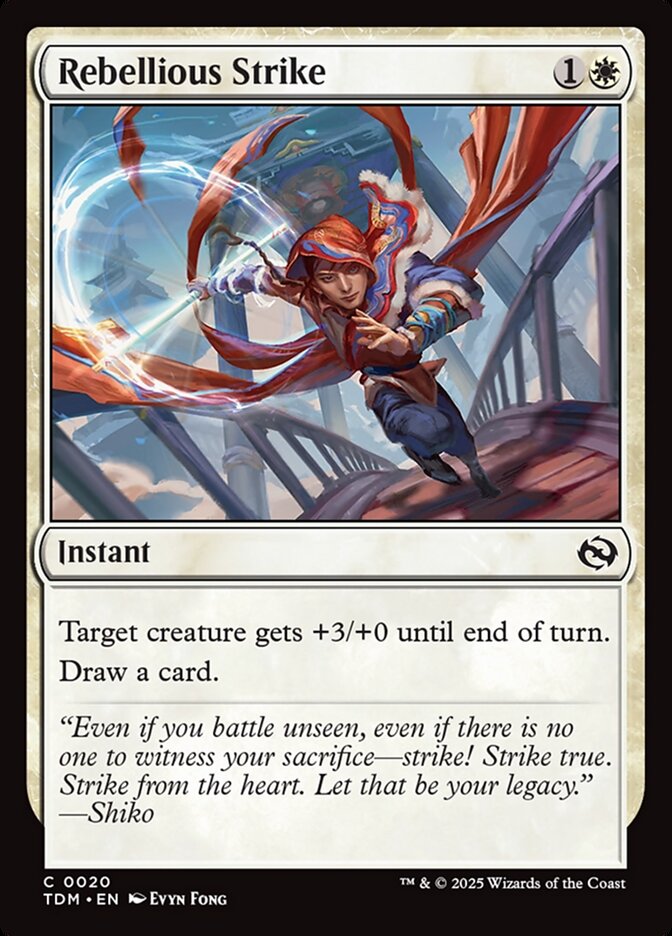 Rebellious Strike 20 (Tarkir: Dragonstorm)  - Foil | Good Games Adelaide SA