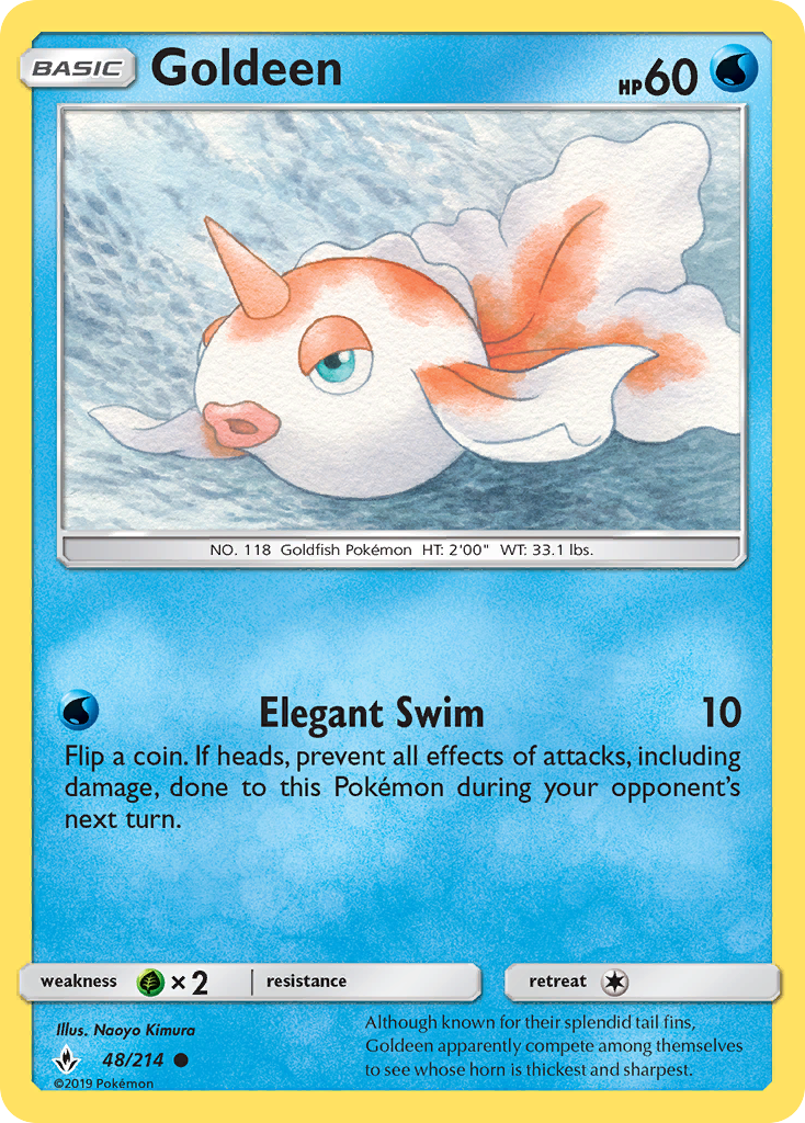 Goldeen (48/214) [Sun & Moon: Unbroken Bonds] | Good Games Adelaide SA
