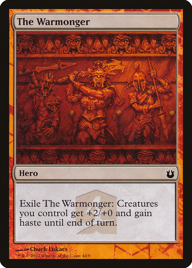 The Warmonger 4d (Hero's Path Promos)  | Good Games Adelaide SA